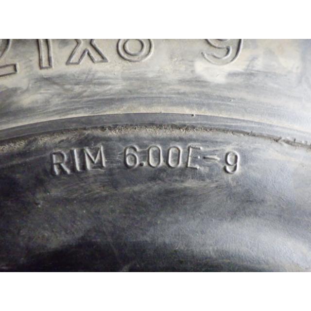 21×8-9 6.00E-9 ヨコハマ Hi-CUSHION HT-E 中古 9.9分山 2本セット フォークリフト ノーパンク X1407 | ヨコハマタイヤ | 02