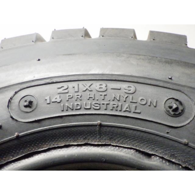 BRIDGESTONE 21×8-9 14PR ブリヂストン J-LUG JL 中古 9.9分山 1