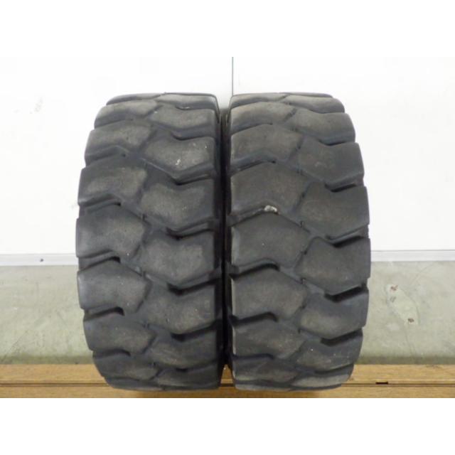 18×7-8 /4.33 ADVANCE Solid-Super-Lug OB-502 中古 2本セット フォークリフト ノーパンク X1531 | 