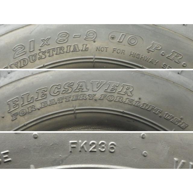 DUNLOP（ダンロップ） 21×8-9 10PR DUNLOP ELECSAVER FK236 中古 9.9分