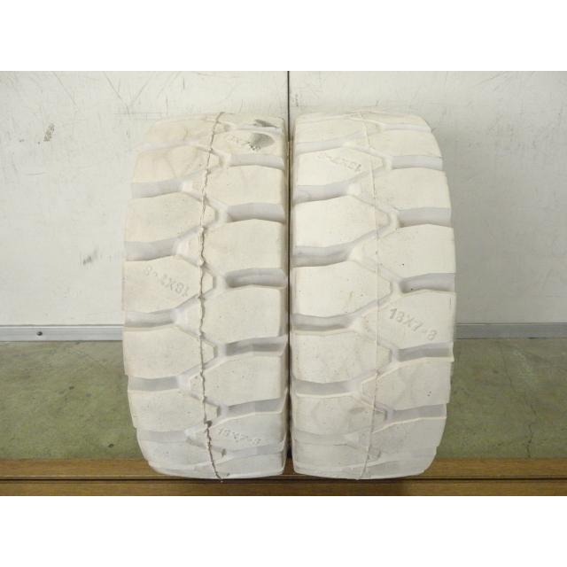 18×7-8 4.33 GS-SOLID CL403S 中古 2本セット フォークリフト ノーパンク 18/7-8 18-7-8 X1644 | 