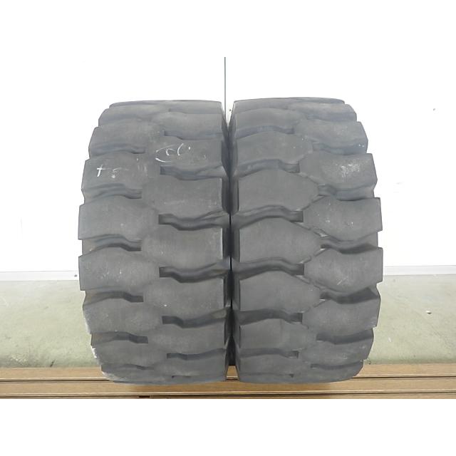 23×9-10 /6.50 ダンロップ DUNLOP POWERLIFTER FB 中古 2本セット フォークリフト ノーパンク 23/9-10 23-9-10 X1692 | DUNLOP