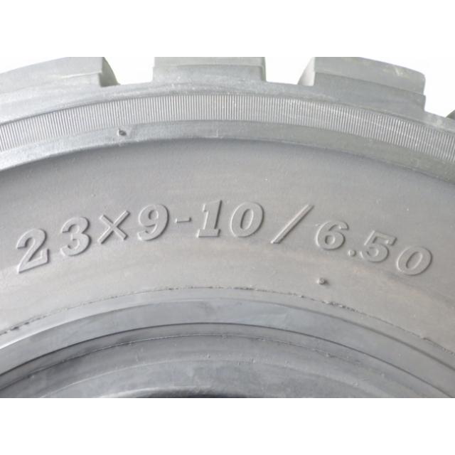 23×9-10 /6.50 AICHI ME310 中古 2本セット フォークリフト ノーパンク 日本製 23/9-10 23-9-10 X1693 |  | 01