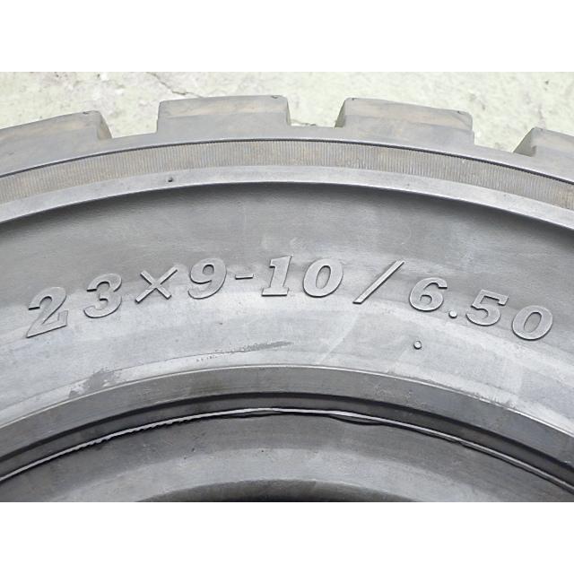 23×9-10 /6.50 AICHI ME310 中古 2本セット フォークリフト ノーパンク 日本製 23/9-10 23-9-10 X1695 |  | 01