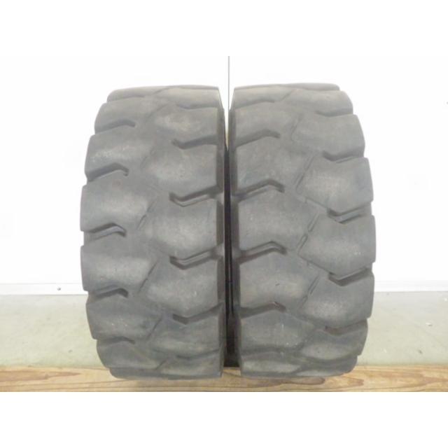 21×8-9 /6.00 ADVANCE Solid-Super-Lug OB-502 中古 2本セット フォークリフト ノーパンク X1777 | 