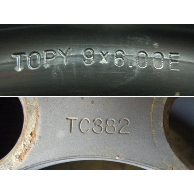 21インチ2本 21×8-9/6.00 中古 2本セット 夏タイヤ 鉄ホイール AICHI CARRYACE