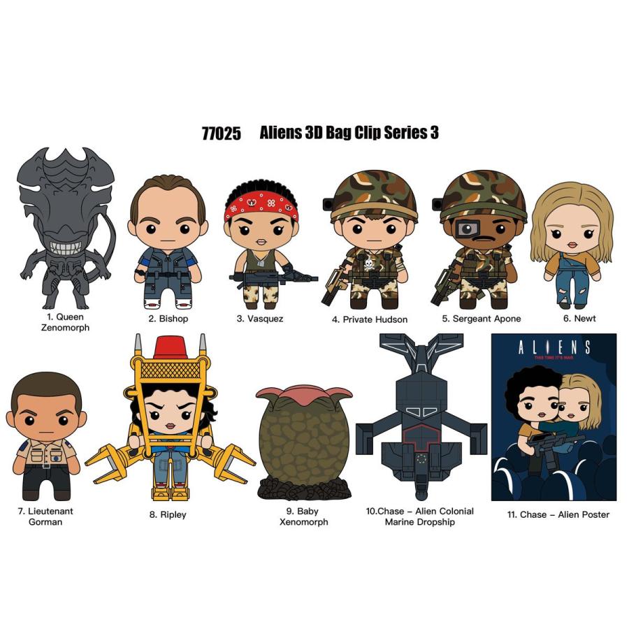 エイリアン２　フィギュラル　バッグクリップ |  | 01
