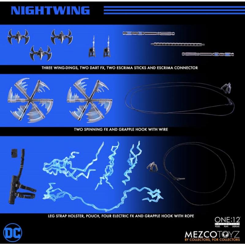 DC ワン12コレクティブ ナイトウィング 1/12スケール アクションフィギュアの画像