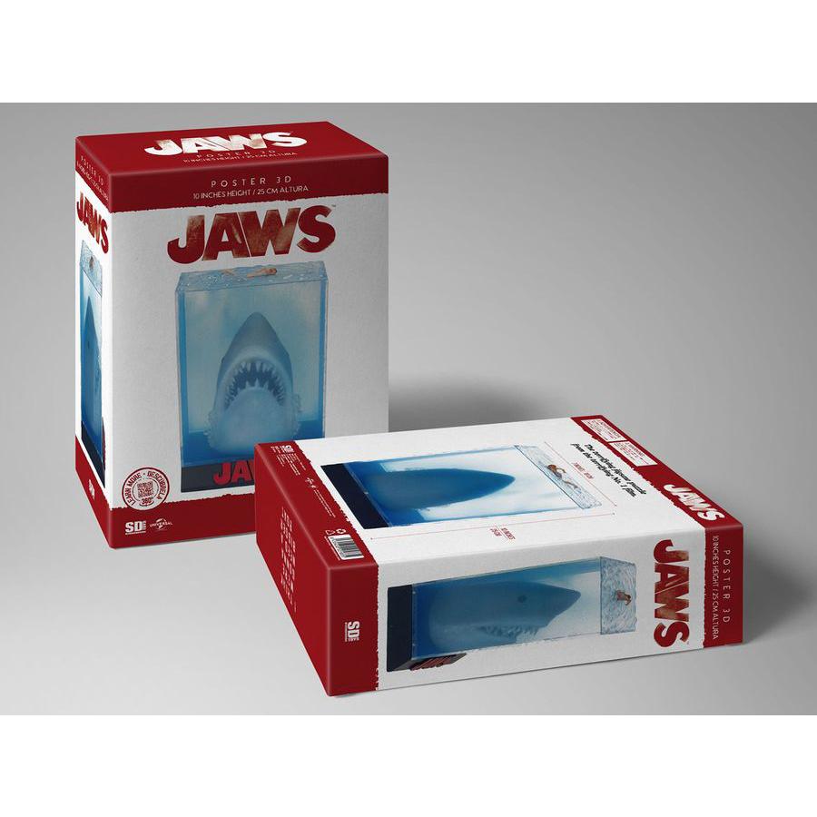 ホラー JAWS ジョーズ ポスターアート スタチュー : ダーク ホラー JAWS ジョーズ ポスターアート スタチュー : ダーク