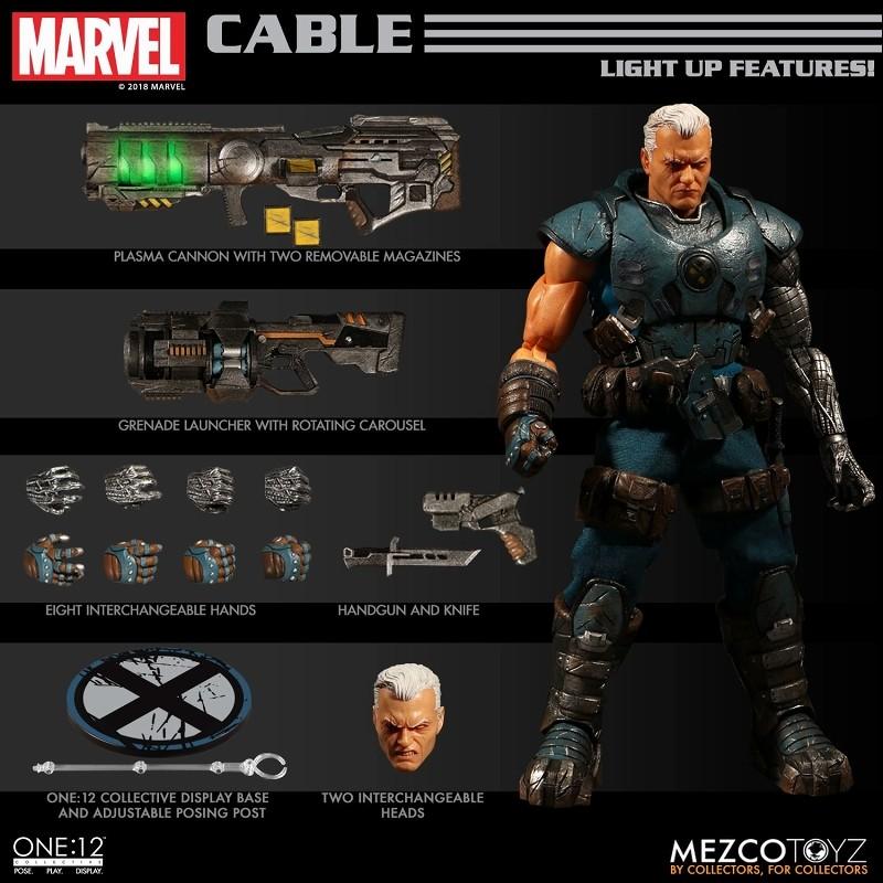 ワン12コレクティブ マーベル ケーブル 1/12スケール アクション ワン12コレクティブ マーベル ケーブル 1/12スケール アクション
