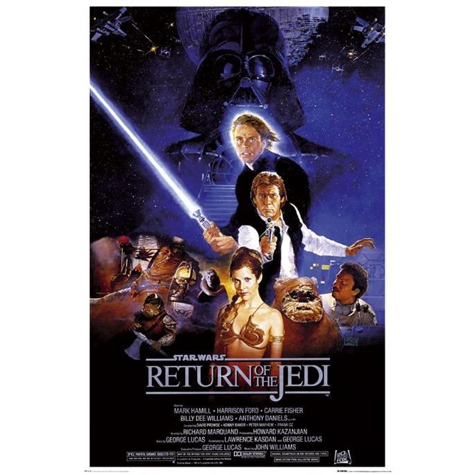 ポスター　スターウォーズ　エピソード６　ジェダイの帰還 | 