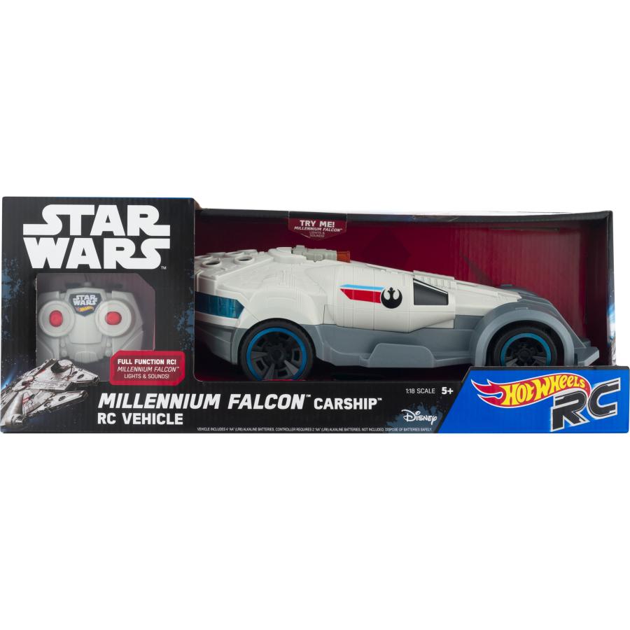 スターウォーズ ホットウィール ミレニアム・ファルコン 1/18