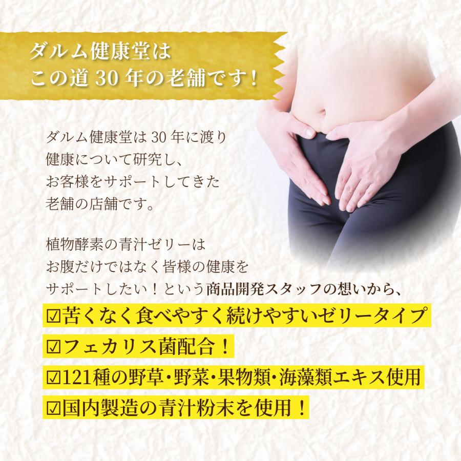植物酵素の青汁ゼリー【30包】【送料無料】121種の食物酵素 フェカリス菌で腸活 プラセンタ 酵素 青汁 ゼリー 栄養補給 野菜不足 |  | 12