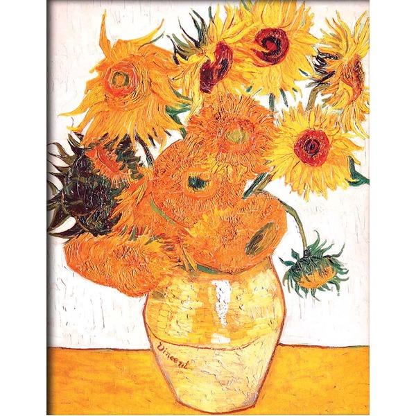 半額sale 日本画 ゴッホ ひまわり F10号 送料無料 名画額縁 フレームセット 670 595 38mm 金フレーム 壁掛けひも付き 国内外の人気 Applefaces Co