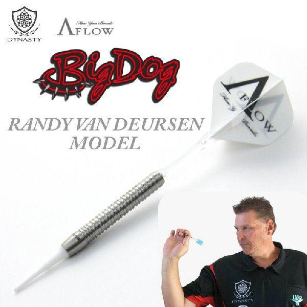 【送料無料】　ダーツ セット バレル Big Dog Randy Van Deursenモデル (DYNASTY)｜darts-ya