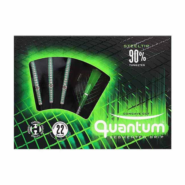 ハローマック限定 最強セット内ロングバレル2 透明緑 スーパービーダマンOSギア Harrows(ハローズ) QUANTUM(クァンタム) 90%TUNGSTEN STEEL (ダーツ