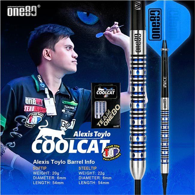 One80(ワンエイティ) Cool Cat STEEL 22g アレクシス・トイロ選手