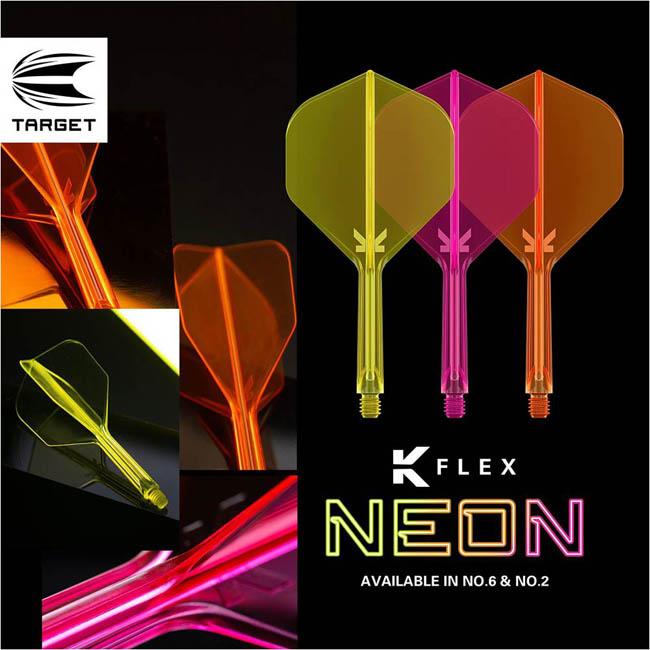 TARGET(ターゲット) K-FLEX ネオン シェイプ (ダーツ フライト