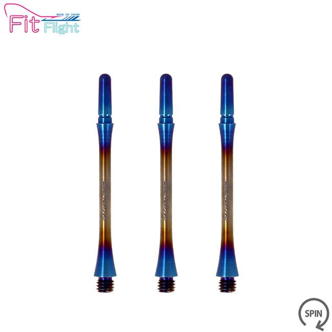 Fit Shaft TiTANIUM やわらかく スリム スピンタイプ 焼き色 <6>【フィットシャフト チタニウム ソフトダーツ Fit Shaft TiTANIUM やわらかく スリム スピンタイプ 焼き色 <6>【フィットシャフト チタニウム ソフトダーツ