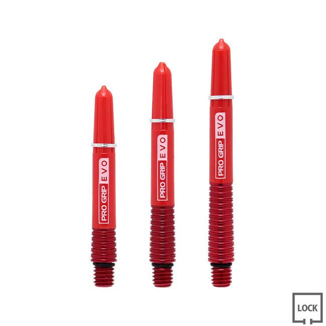 TARGET(ターゲット) PRO GRIP EVO AL SHAFT レッド (ダーツ シャフト