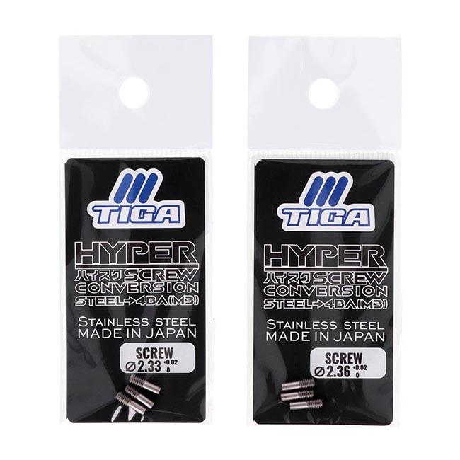 TIGA(ティガ) HYPER CONVERSION SCREW STEEL→4BA(M3) ハイスク SCREW