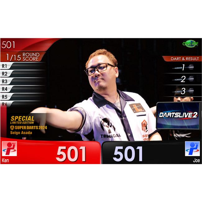 SUPER DARTS 2024 × DARTSLIVE PLAYER GOODS 浅田斉吾選手 (ダーツ