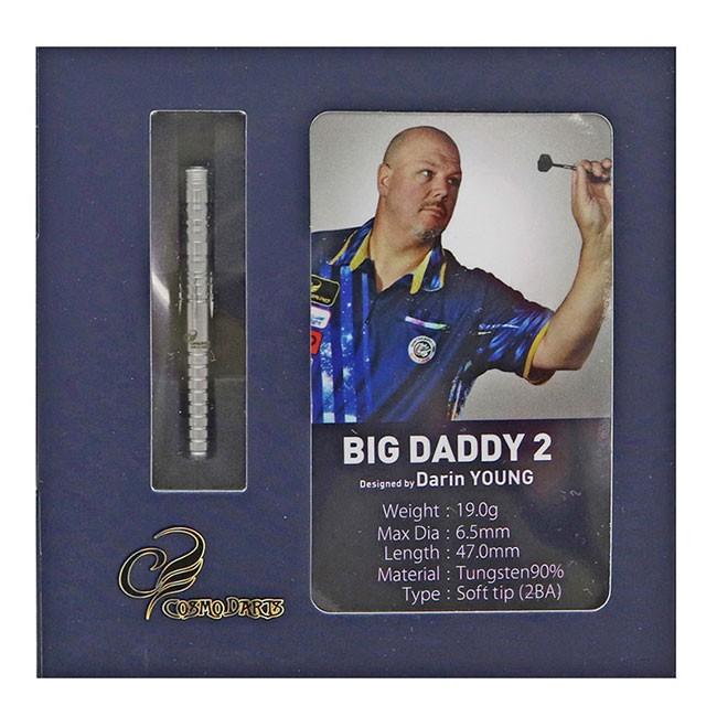 COSMO DARTS(コスモダーツ) BIG DADDY2(ビッグダディ2) 2BA ダレン・ヤング選手モデル（ダーツ バレル ダーツセット）の画像