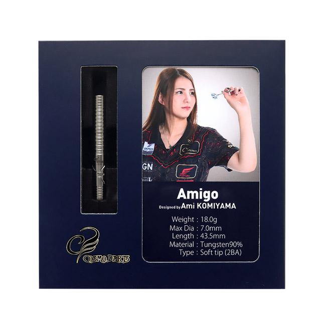 COSMO DARTS(コスモダーツ) Amigo(アミーゴ) 2BA 小宮山亜美選手モデル (ダーツ バレル ダーツセット)の画像