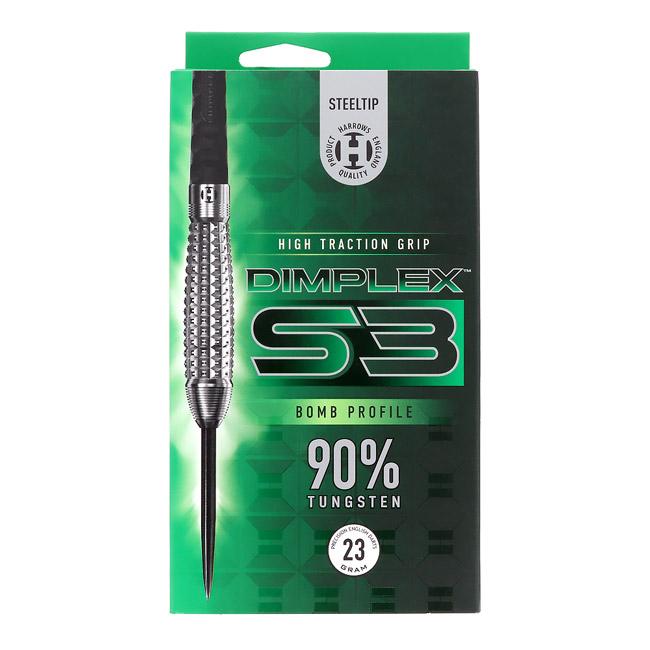 ハローズ ディンプレックス ボム 18g（バレル重量16g） Harrows(ハローズ) DIMPLEX S3 BOMB(ディンプレックス ボム) STEEL 23g