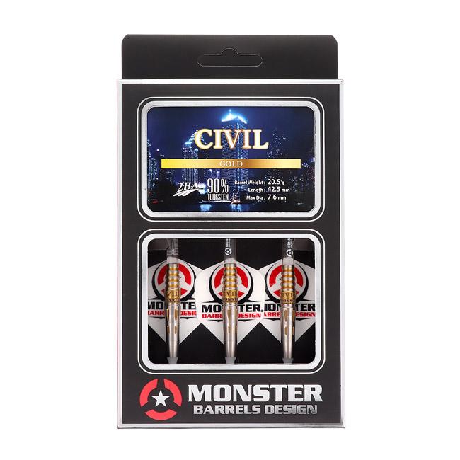 モンスターダーツ CIVIL 18g  2BA Monster】CIVIL 18g 2BA セッティング18g モンスター ソフト