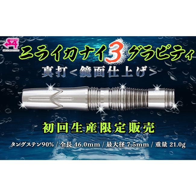 S4-DARTS(エスフォーダーツ) ニライカナイ3 グラビディ 真打 2BA