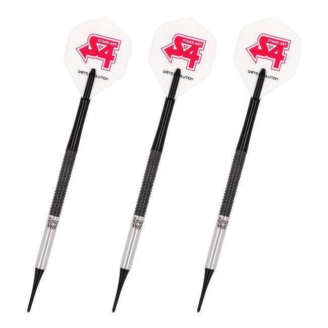 S4-DARTS(エスフォーダーツ) ゼウス神槍 黒雷 2BA (ダーツ バレル