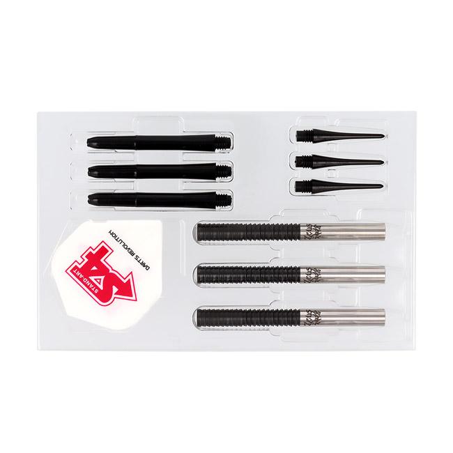 S4-DARTS(エスフォーダーツ) ゼウス神槍 黒雷 2BA (ダーツ バレル