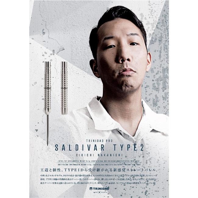 TRINIDAD サルディバル タイプ2 中西永吉モデル 2BA ダーツ > ソフトダーツ > ブランド【タ行】 > トリニダード