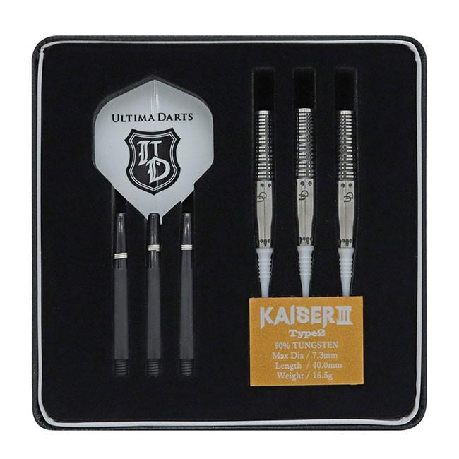 KAISERⅢ Type2 Black(荏隈秀一プロモデル) ULTIMA DARTS(アルティマダーツ) KAISER3(カイザー3) Type2 Black 2BA
