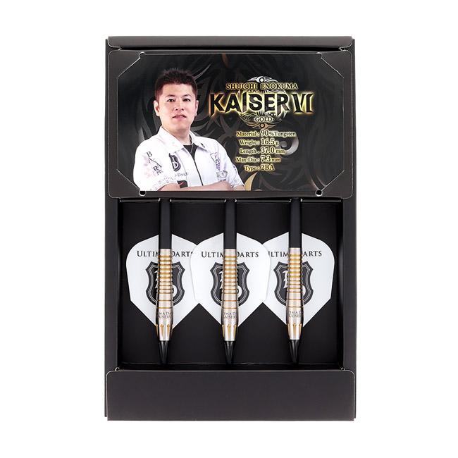 アルティマダーツ カイザー6 荘隈秀一モデル16.5g ULTIMA DARTS(アルティマダーツ) KAISER6(カイザー6) 2BA GOLD 荏隈