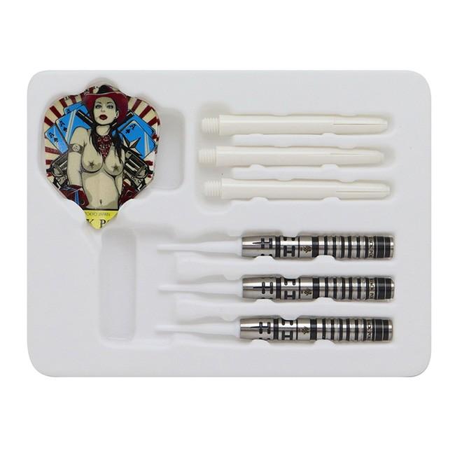 ダーツバレル7セット 火の鳥DARTS JAPAN(ヒノトリダーツジャパン) TOKYO BLACK POKER