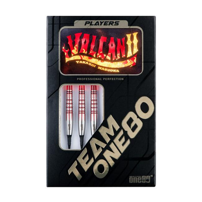 TEAM ONE80 VOLCAN II ダーツセット 18g One80(ワンエイティ) Volcan(ヴォルカン) ver.2 2BA 18g 舛岡尚選手