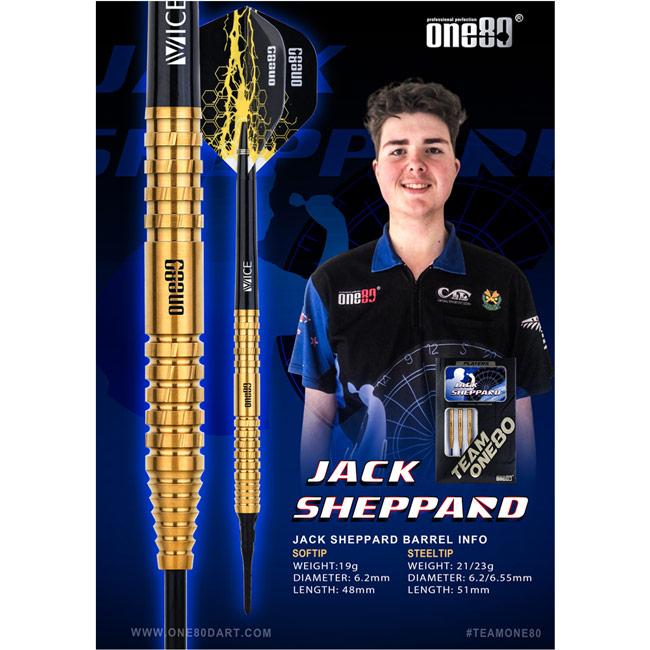 ONE80 JACK SHEPPARD バレル One80(ワンエイティ) Jack Sheppard 2BA 19g ジャック