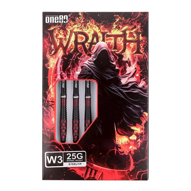 ダーツバレル ワンエイティ One80(ワンエイティ) Wraith(レイス) W3 STEEL 25g (ダーツ バレル