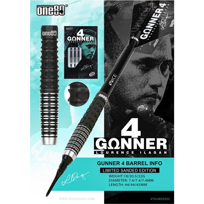 One80 GUNNER(ガンナー) ver.4 2BA 18g ダーツ > ソフトダーツ > ブランド【ワ行】 > ワンエイティ