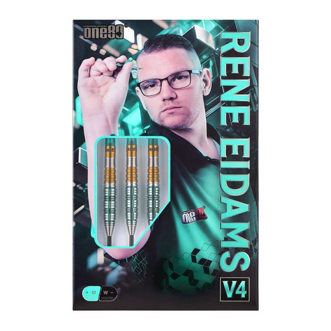 One80(ワンエイティ) Rene Eidams ver.4 STEEL 22g ルネ・エイダムス選手モデル　(ダーツ バレル ダーツセット)_4