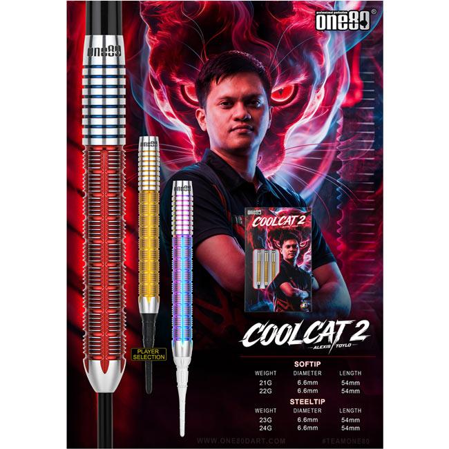 One80(ワンエイティ) Cool Cat(クールキャット) ver.2 STEEL 24g Red