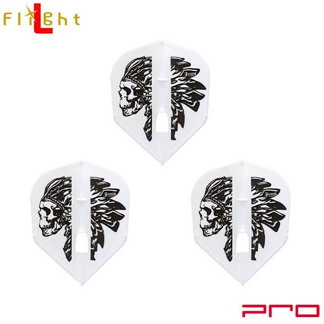 225円 爆買い送料無料 L Style エルスタイル L Flight Pro エルフライト プロ Jonny Ver 1 シェイプ ホワイト 安食賢一選手モデル ダーツ フライト