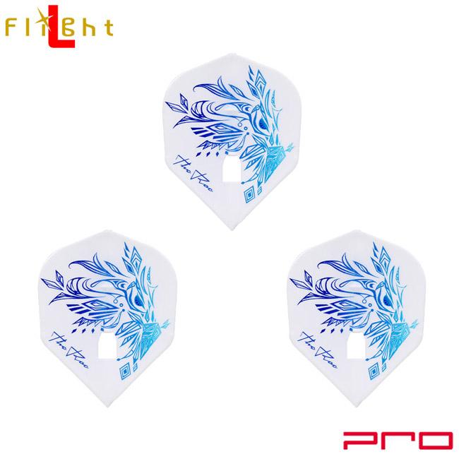 L-style(エルスタイル) L-Flight PRO(エルフライト プロ) Alex Hon ver.3 シェイプ ホワイト アレックス・ホン選手モデル　(ダーツ フライト) | ブランド登録なし