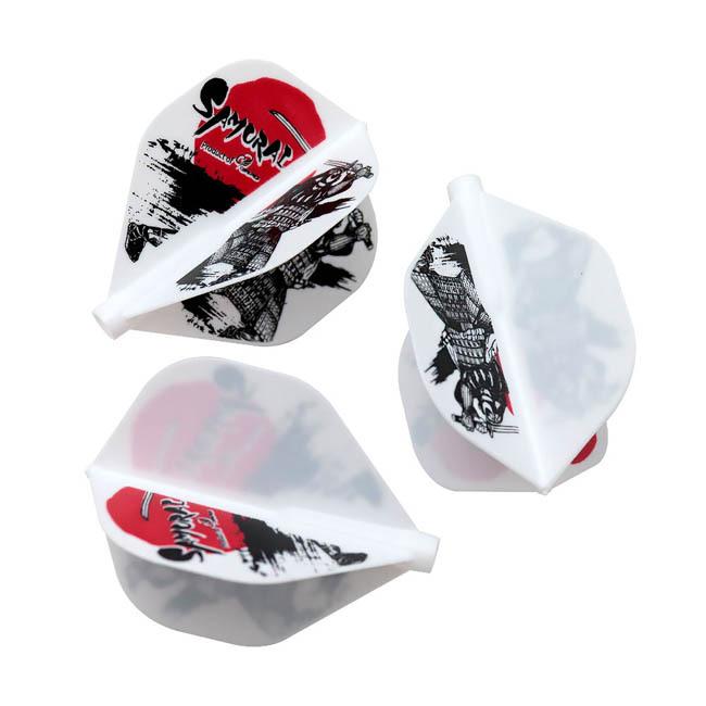 Cosmo Darts コスモダーツ Fit Flight フィットフライト 日本の職人技 Printed Series ホワイト サムライ スタンダード ダーツ 711円 Samurai フライト