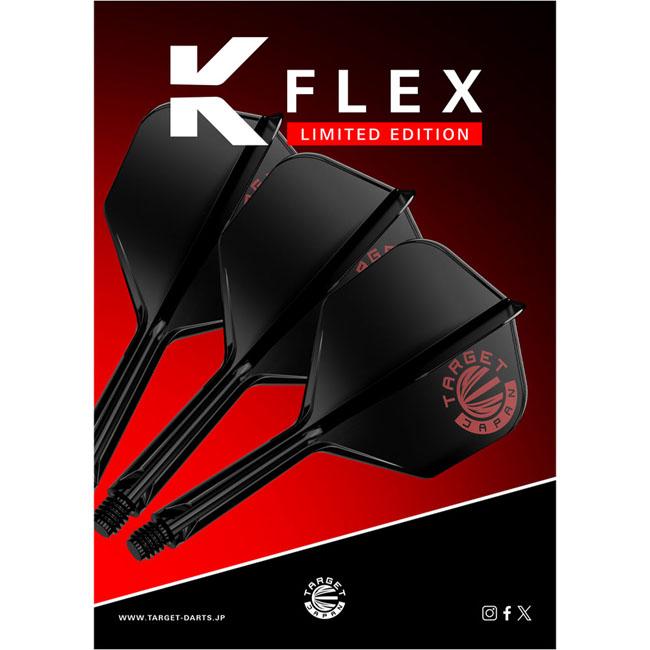 TARGET ダーツバレル　フライト TARGET(ターゲット) K-FLEX LIMITED EDITION TARGET JAPANロゴ