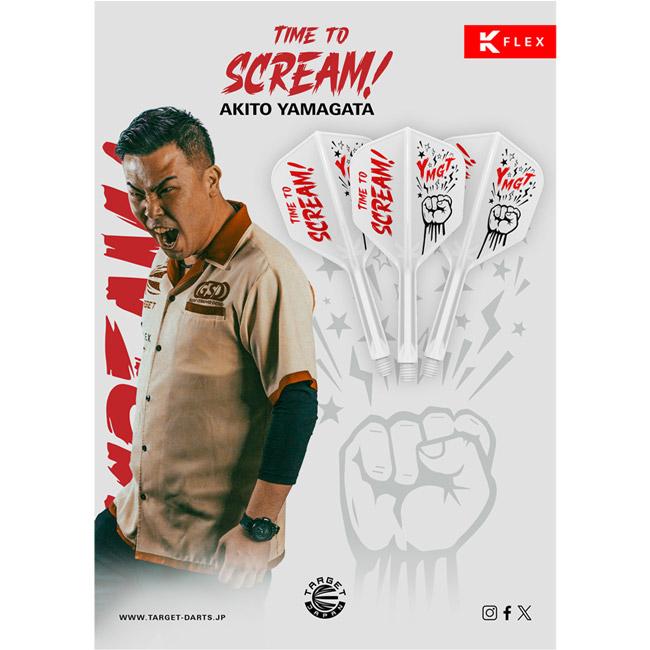 TARGET(ターゲット) SCREAM K-FLEX シェイプ ホワイト 山形明人