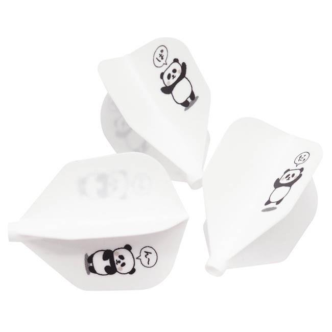 D Craft ディークラフト Fit Flight フィットフライト パンダ シェイプ ホワイト ダーツフライト ダーツショップdarts Hive 通販 Paypayモール
