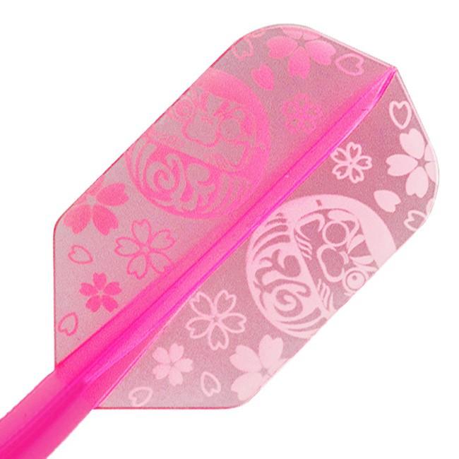 Trinidad トリニダード Condorフライト Daruma ダルマ スリム クリアピンク ミゴー ウォン選手モデル ダーツ フライト ダーツショップdarts Hive 通販 Paypayモール